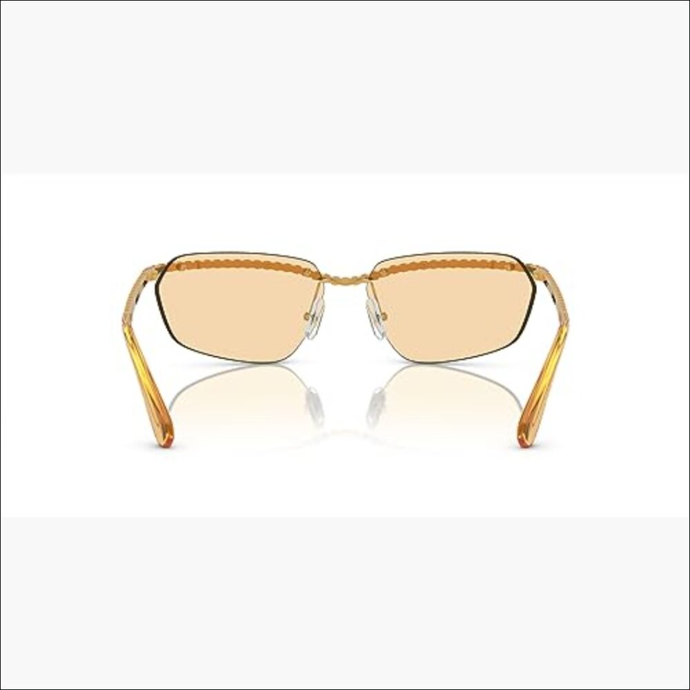 Rectangular Sunglasses With Metal Frame And Uv Pr… - image 4